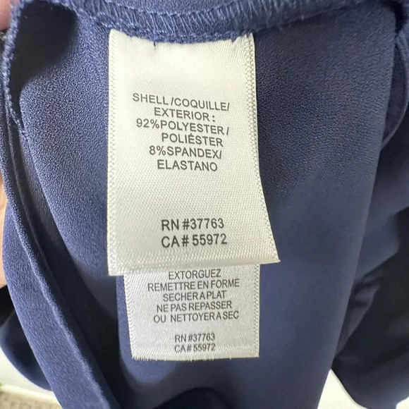 Laundry NWOT Navy 3/4 Sleeve Midi Shift Dress SIZE 8 - Picture 9 of 9